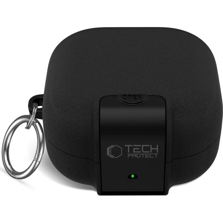 Schutzhülle Tech-Protect Slim Hook für Samsung Galaxy Buds 4 / 4 Pro, Schwarz - Image 2