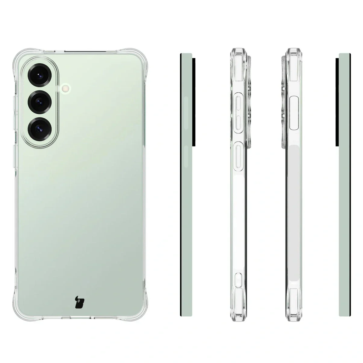 Schutzhülle + 2x gehärtetes Glas für Galaxy S26 Plus, Bizon Case Clear Pack, Transparent - Image 4
