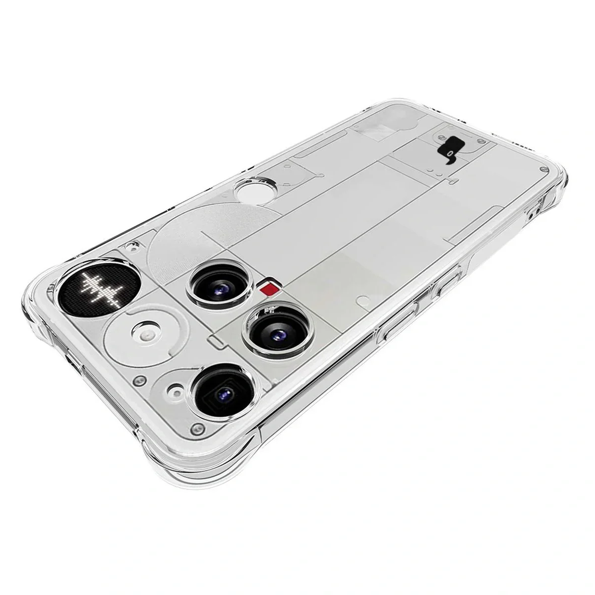 Schutzhülle + 2x gehärtetes Glas für Nothing Phone (3), Bizon Case Clear Pack, Transparent - Image 6