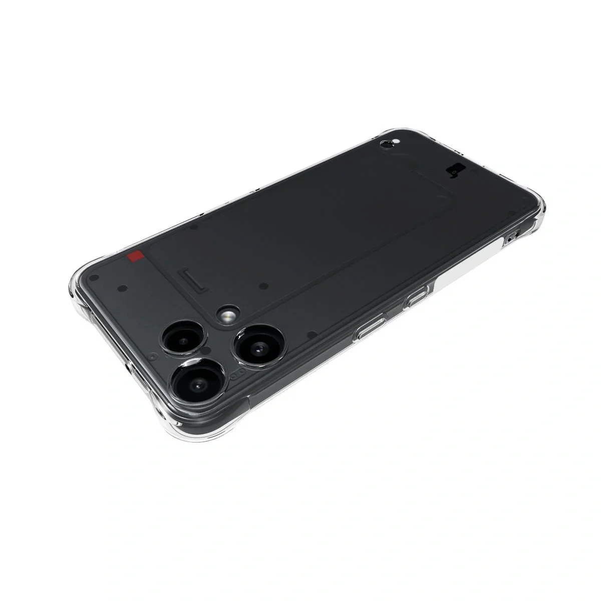 Schutzhülle + 2x gehärtetes Glas für Nothing Phone (3a) Lite, Bizon Case Clear Pack, Transparent - Image 6