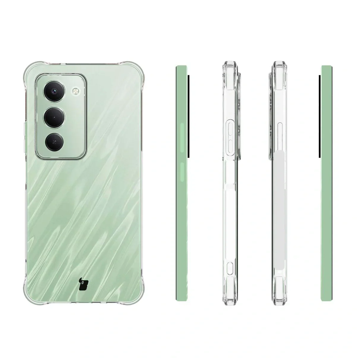 Schutzhülle + 2x gehärtetes Glas für Xiaomi Redmi 15 4G / 5G, Bizon Case Clear Pack, Transparent - Image 4