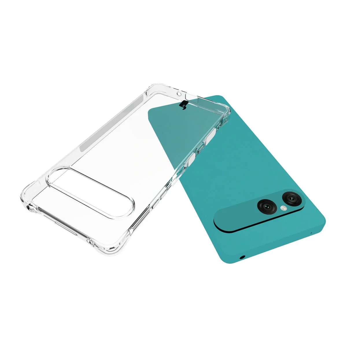 Schutzhülle + 2x gehärtetes Glas + Kameraschutz für Sony Xperia 10 VII, Bizon Case Clear Pack, Transparent - Image 5
