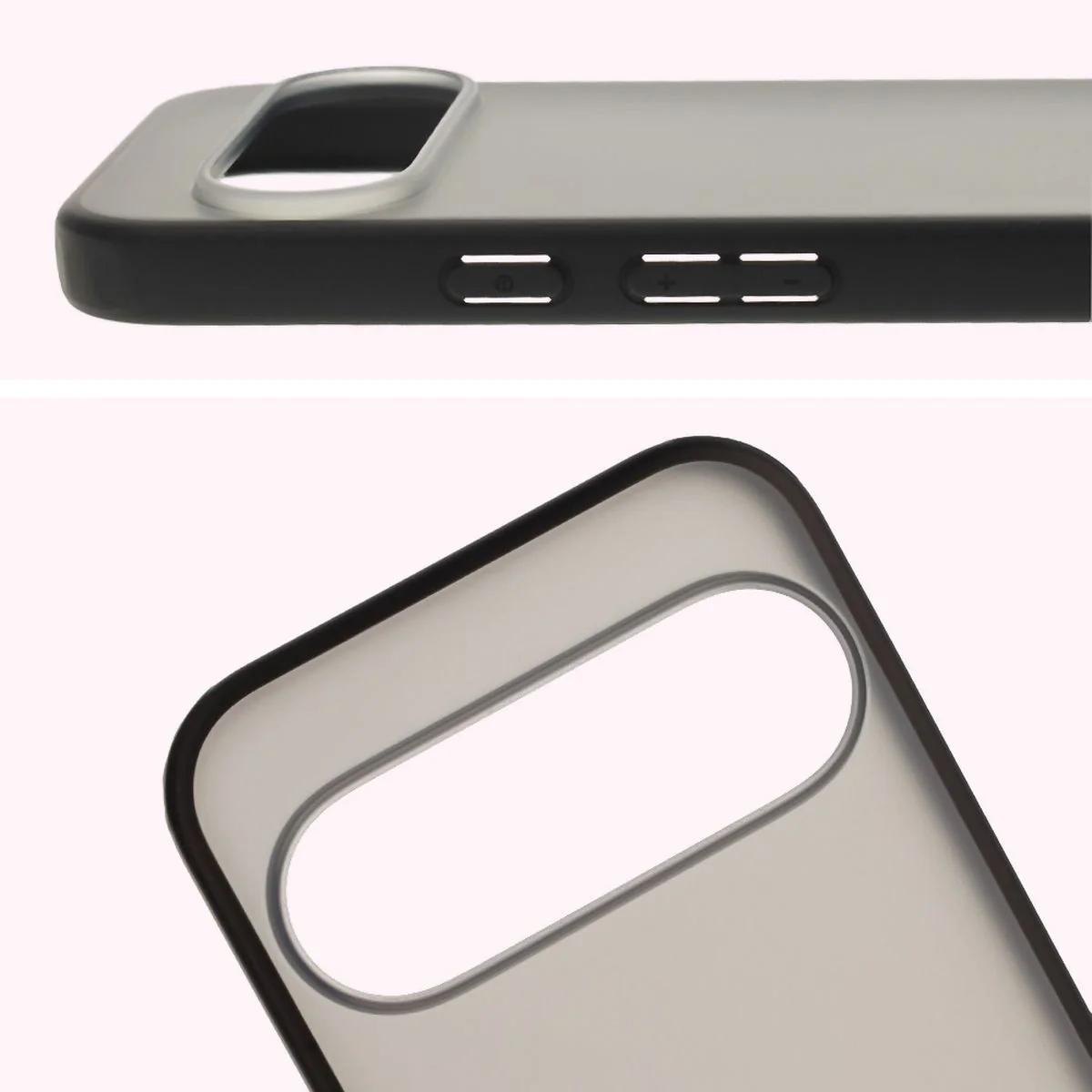 Schutzhülle + gehärtetem Glas Bizon Angelo Pack für Google Pixel 10 / 10 Pro, Getönte mit schwarzem Rahmen - Image 4