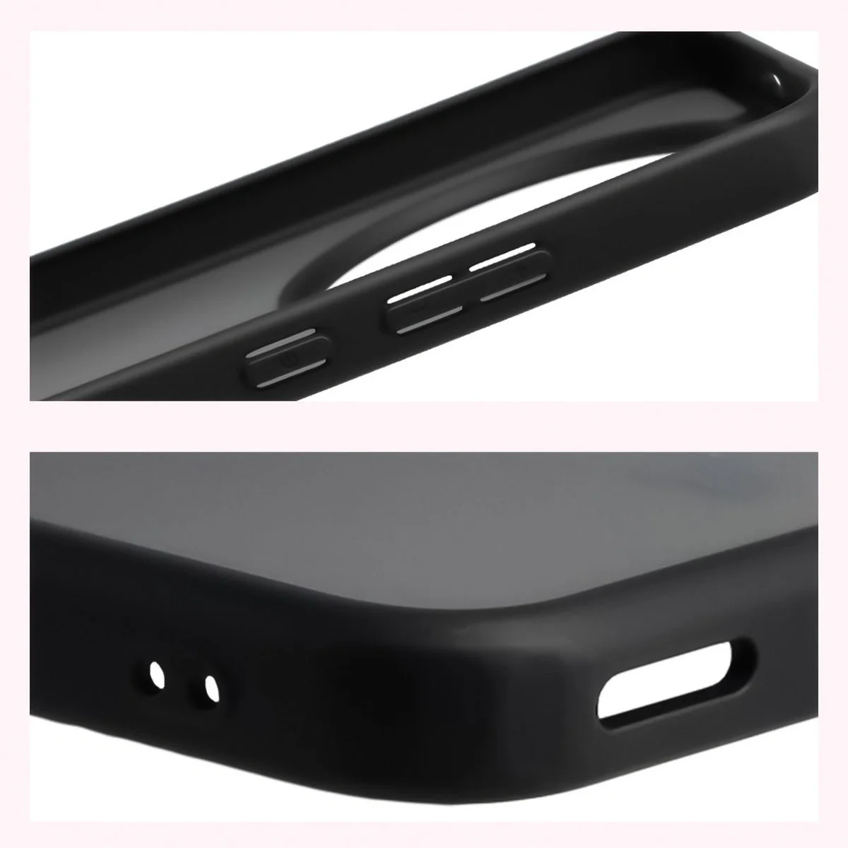 Schutzhülle + gehärtetem Glas Bizon Angelo Pack für Honor Magic8 Lite, Getönte mit schwarzem Rahmen - Image 5