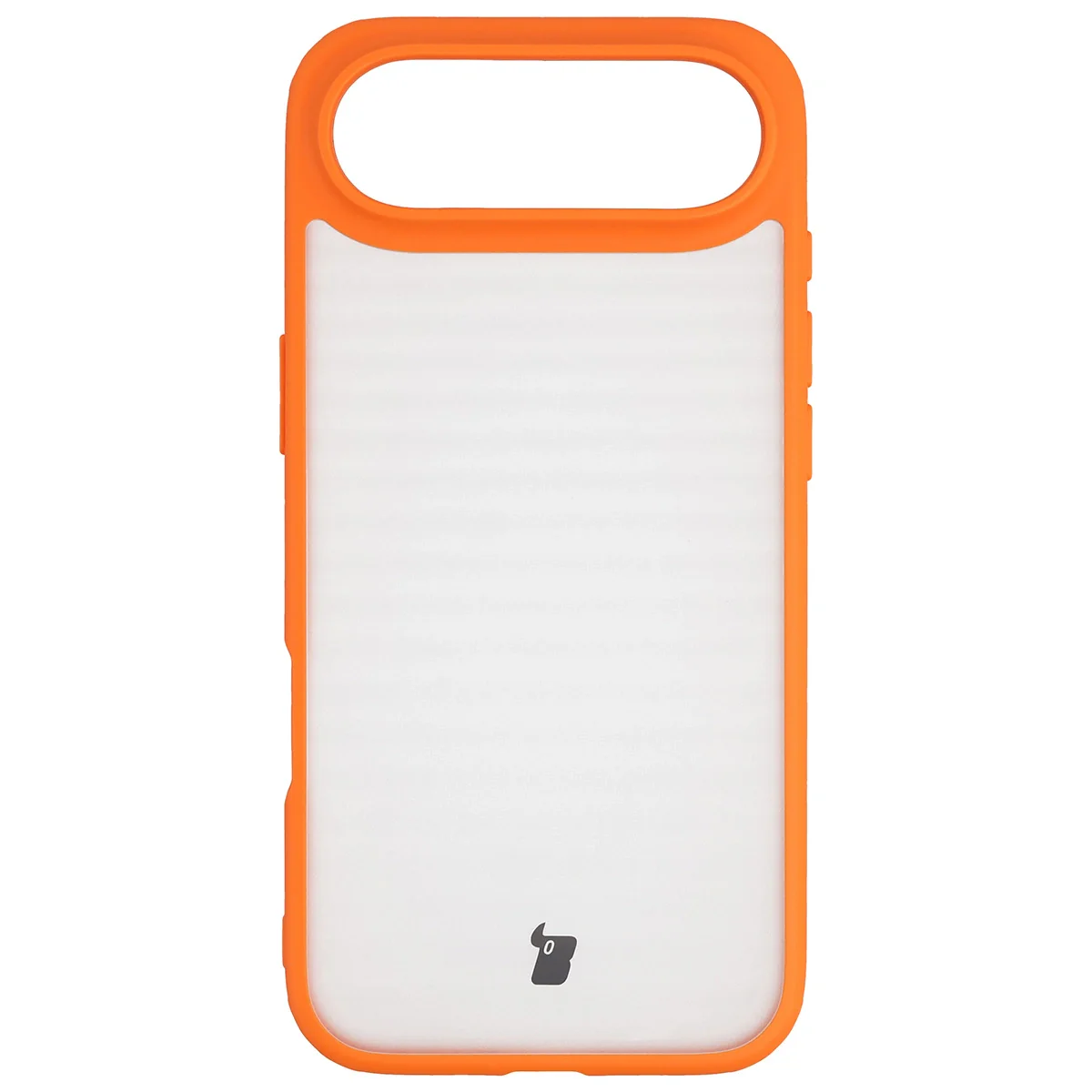 Schutzhülle + gehärtetem Glas Bizon Angelo Pack für iPhone Air, Getönte mit orangefarbenem Rahmen - Image 2