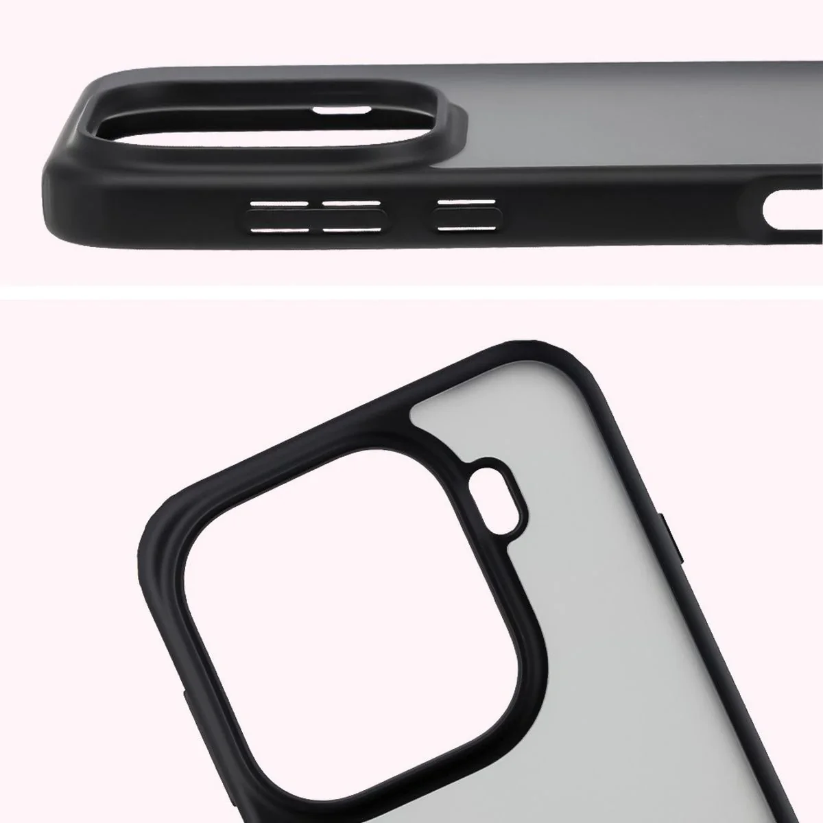 Schutzhülle + gehärtetem Glas Bizon Angelo Pack für Oppo Find X9 Pro, Getönte mit schwarzem Rahmen - Image 4