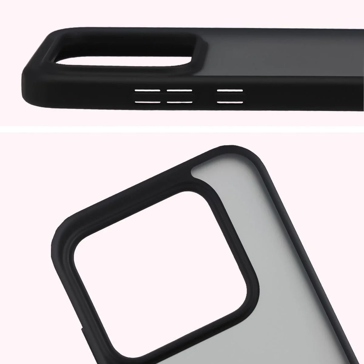 Schutzhülle + gehärtetem Glas Bizon Angelo Pack für Realme GT 8 Pro, Getönte mit schwarzem Rahmen - Image 4