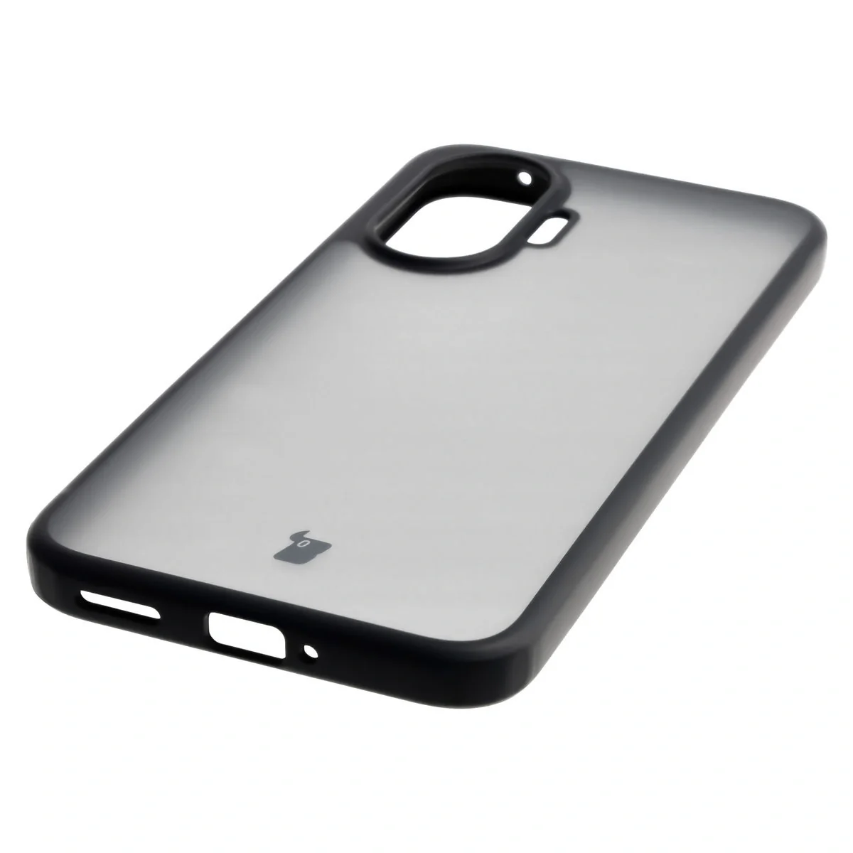 Schutzhülle + gehärtetem Glas Bizon Angelo Pack für Xiaomi POCO F7, Getönte mit schwarzem Rahmen - Image 6