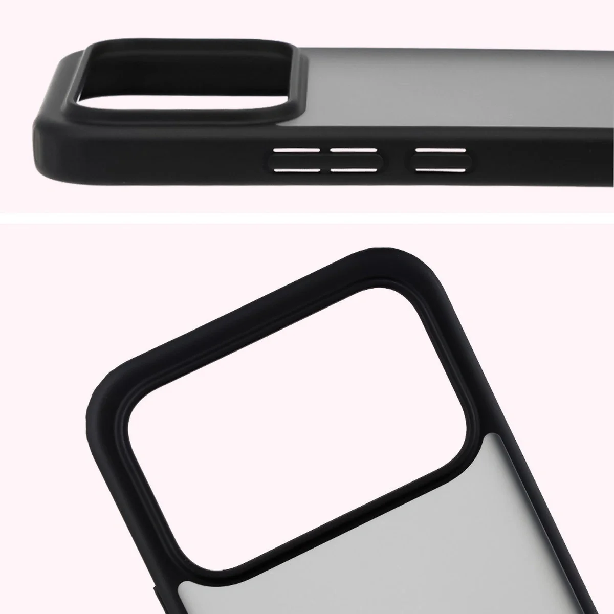 Schutzhülle + gehärtetem Glas Bizon Angelo Pack für Xiaomi POCO F8 Ultra, Getönte mit schwarzem Rahmen - Image 4