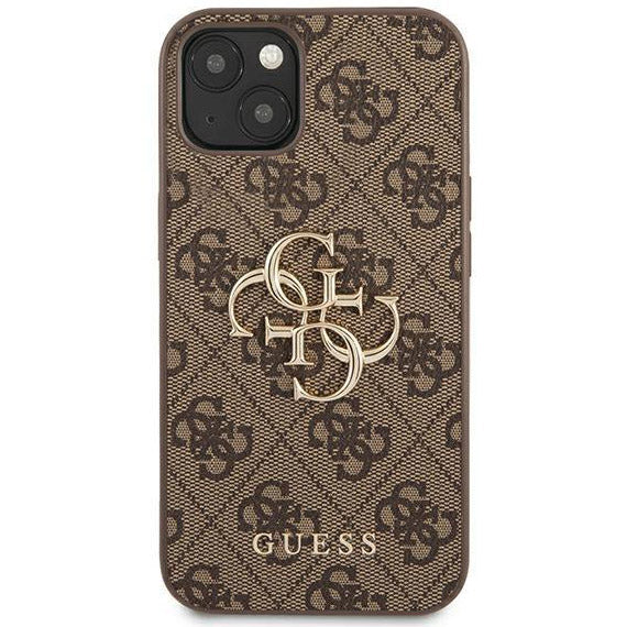 Schutzhülle Guess 4G Big Metal Logo für iPhone 13, Braun - Image 2