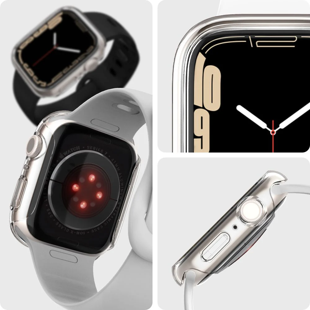 Schutzhülle Spigen Thin Fit für Apple Watch 41 mm, transparent - Image 9