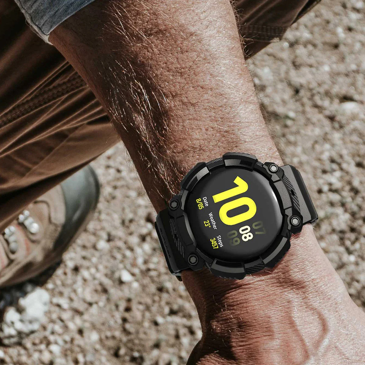 Schutzhülle Supcase UB Pro für Galaxy Watch Active 2/1 40mm schwarz - Image 6