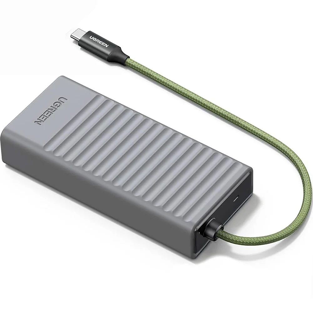 SD / microSD-Kartenleser, USB-A / USB-C, Ugreen CM856, Grau - Image 2