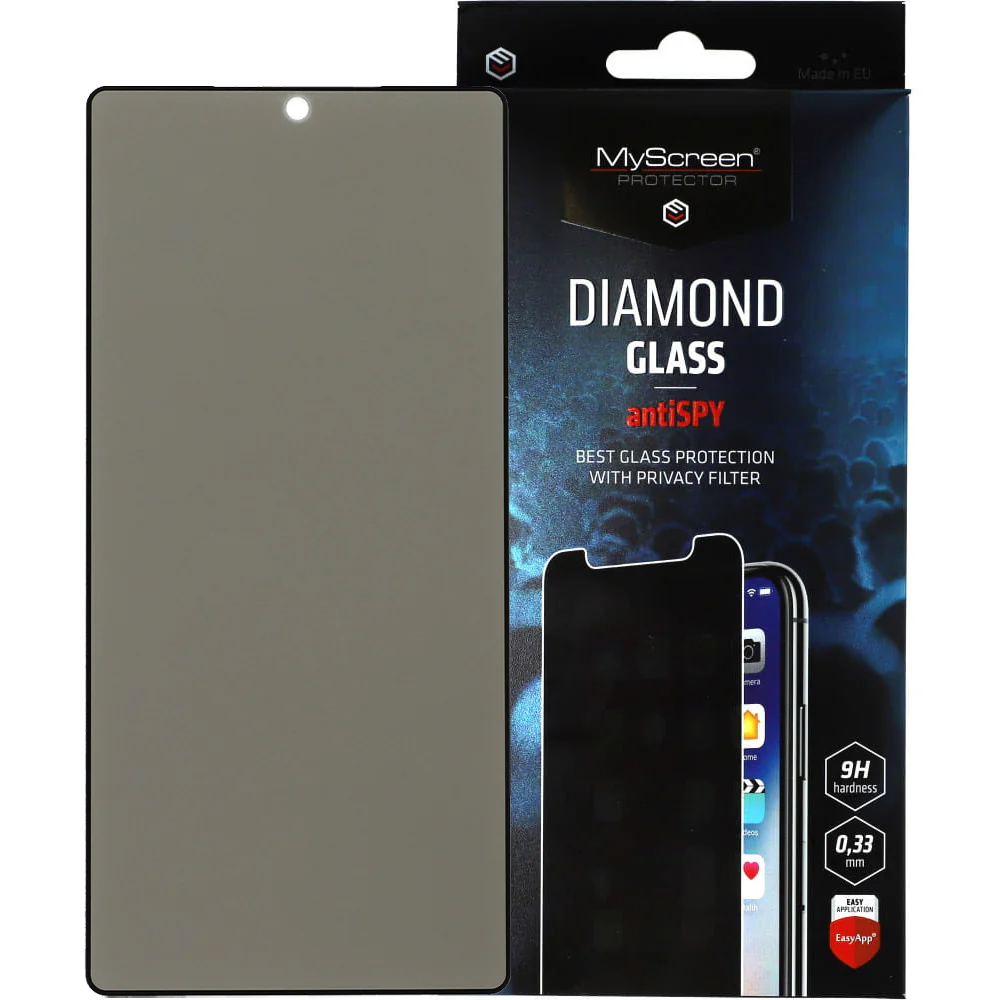 Sichtschutzglas für Galaxy S25 Ultra, MyScreen Diamond Glass antiSPY