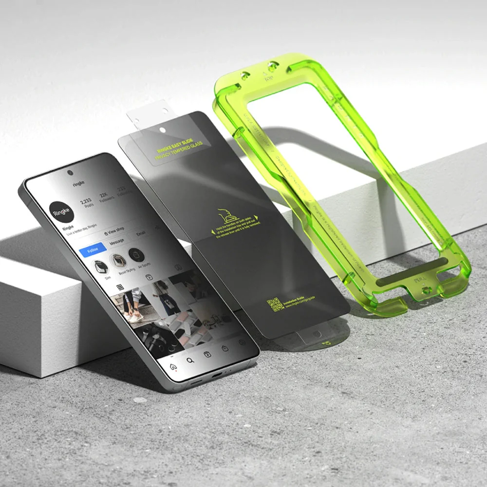 Sichtschutzglas mit Applikator für Galaxy S26 Ultra, Ringke Easy Slide, 2 Stück - Image 3