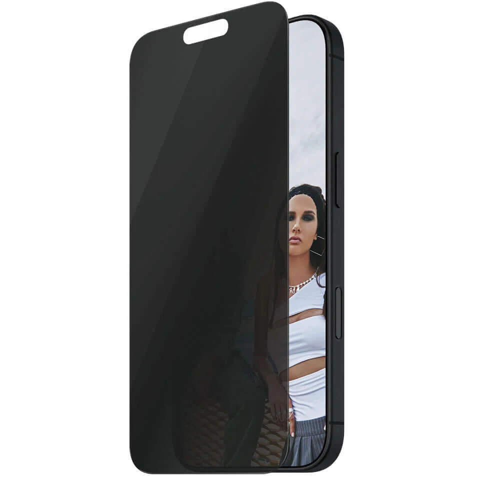 Sichtschutzglas mit Applikator für iPhone 16 Pro Max, Safe by PanzerGlass Ultra-Wide Fit Privacy + EasyAligner - Image 3