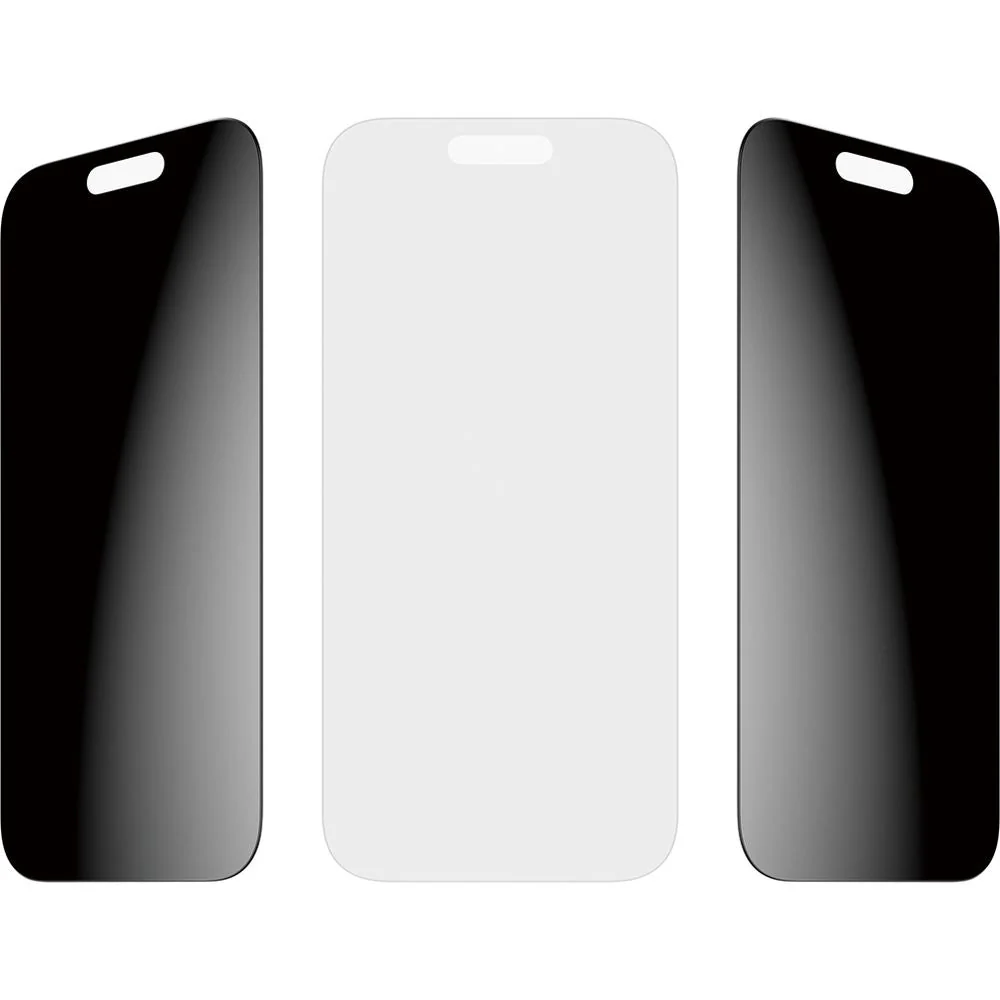 Sichtschutzglas mit Applikator für iPhone 17 / 16 Pro, SAFE by PanzerGlass Ultra-Wide Fit Privacy mit EasyAligner - Image 3