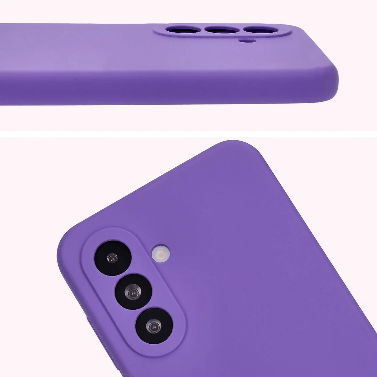 Silikon Handyhülle für Galaxy A17 5G / A26 5G, Bizon Soft Case, Violett - Image 5
