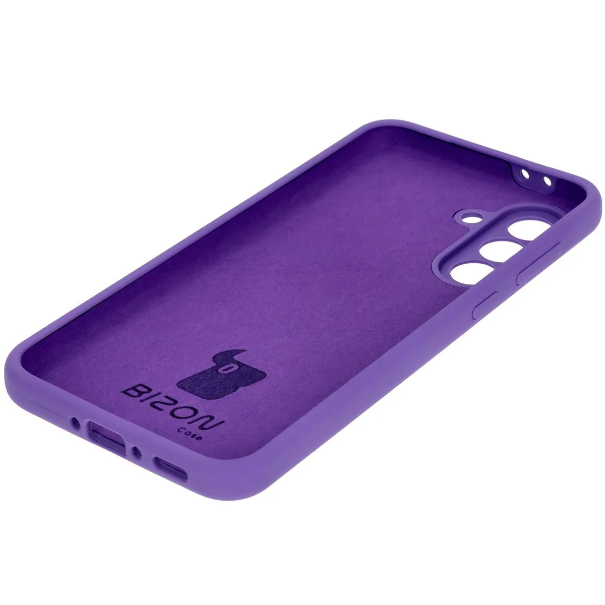 Silikon Handyhülle für Galaxy A36 5G, Bizon Soft Case, Violett - Image 4