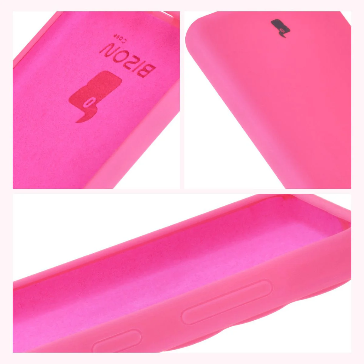 Silikon Handyhülle für Galaxy M55 5G, Bizon Soft Case, Neon-Pink - Image 6