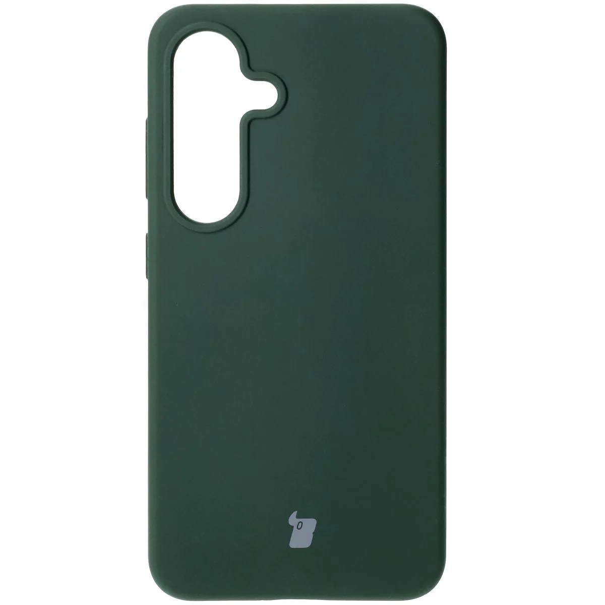 Silikon Handyhülle für Galaxy S25, Bizon Soft Case, Dunkelgrün - Image 2