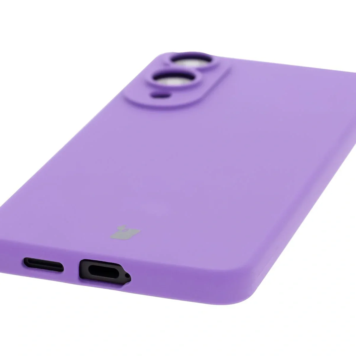 Silikon Handyhülle für Galaxy S25 Edge, Bizon Soft Case, Violett - Image 3