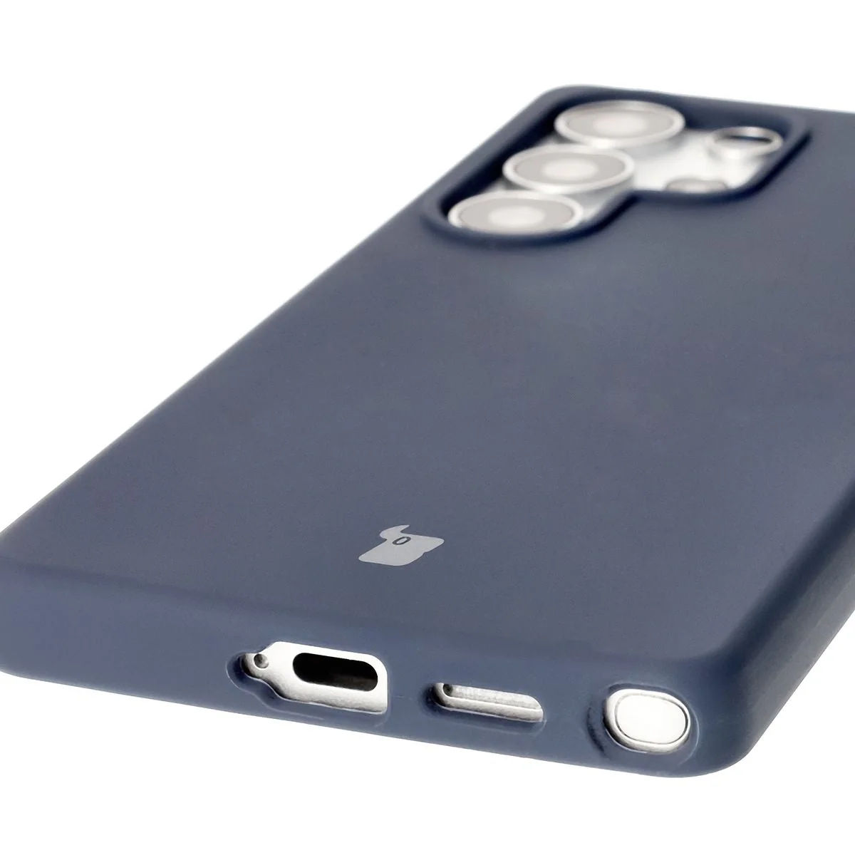 Silikon Handyhülle für Galaxy S25 Ultra, Bizon Soft Case, Dunkelblau - Image 3