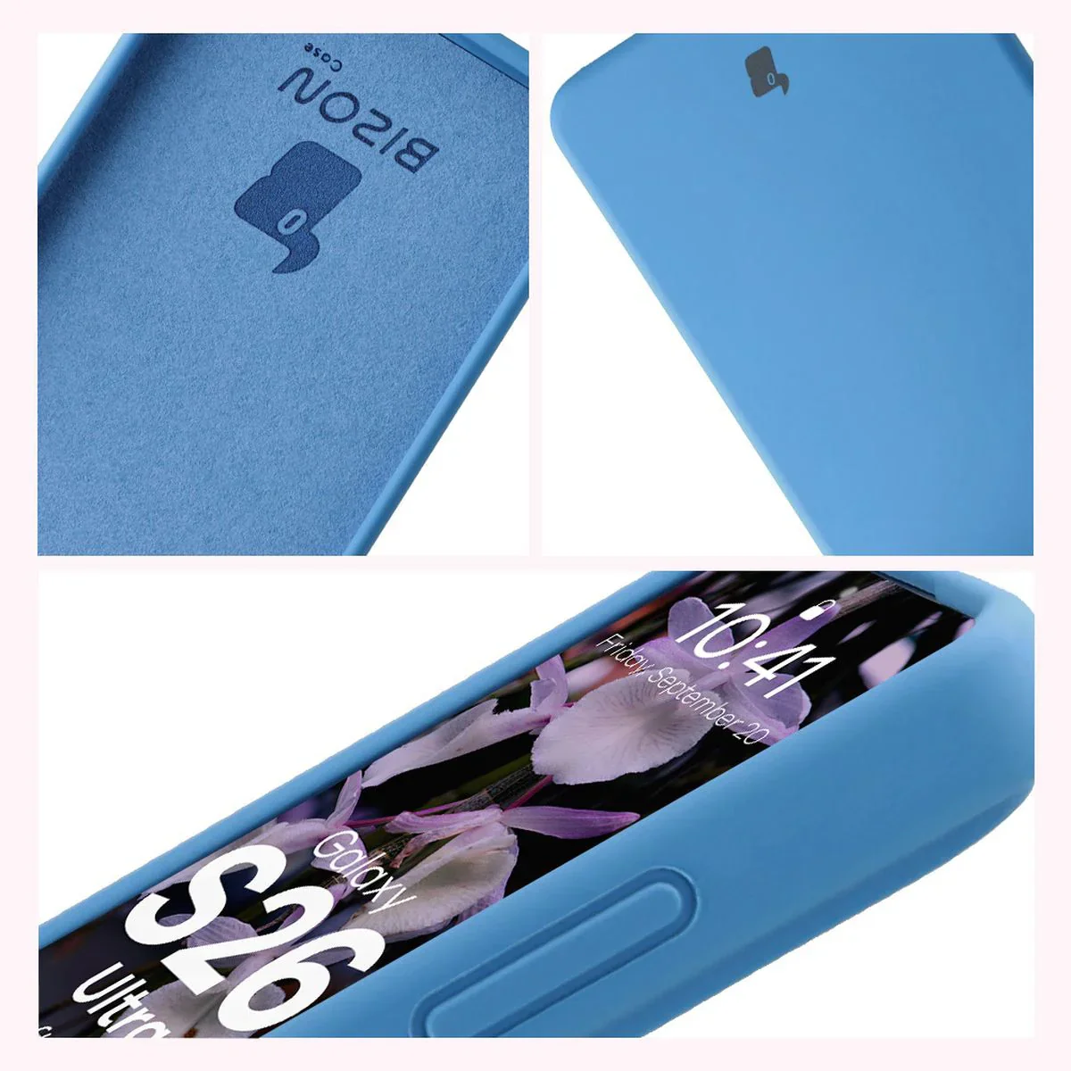 Silikon Handyhülle für Galaxy S26 Ultra, Bizon Soft Case, Blau - Image 6