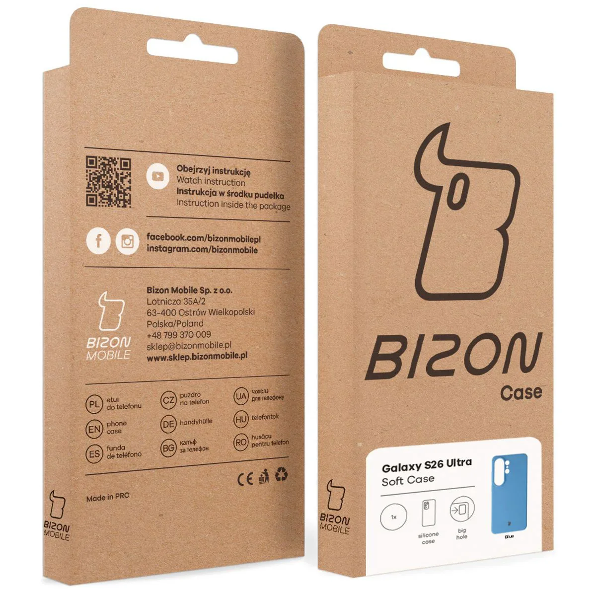 Silikon Handyhülle für Galaxy S26 Ultra, Bizon Soft Case, Blau - Image 8