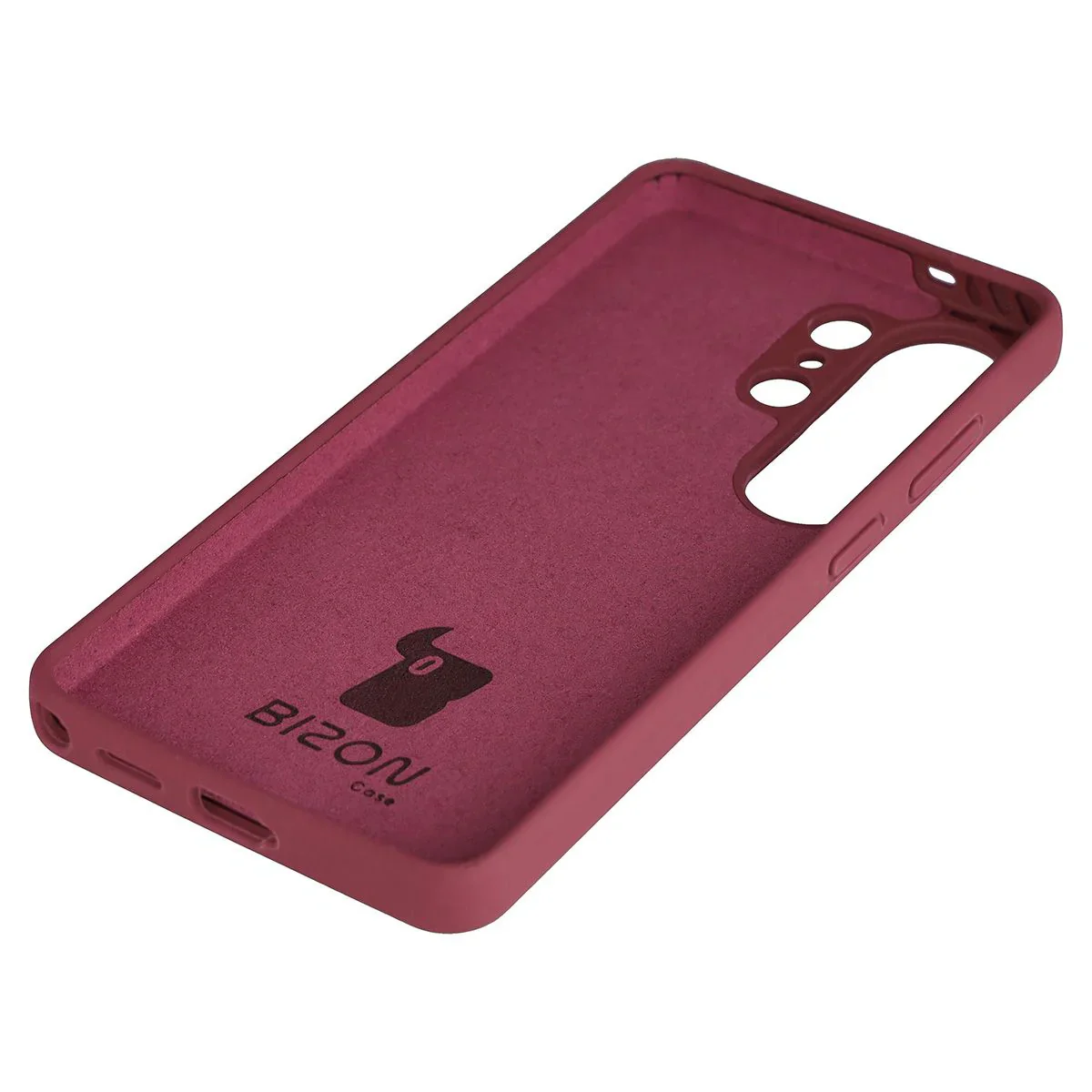 Silikon Handyhülle für Galaxy S26 Ultra, Bizon Soft Case, Pflaumenfarbe - Image 4