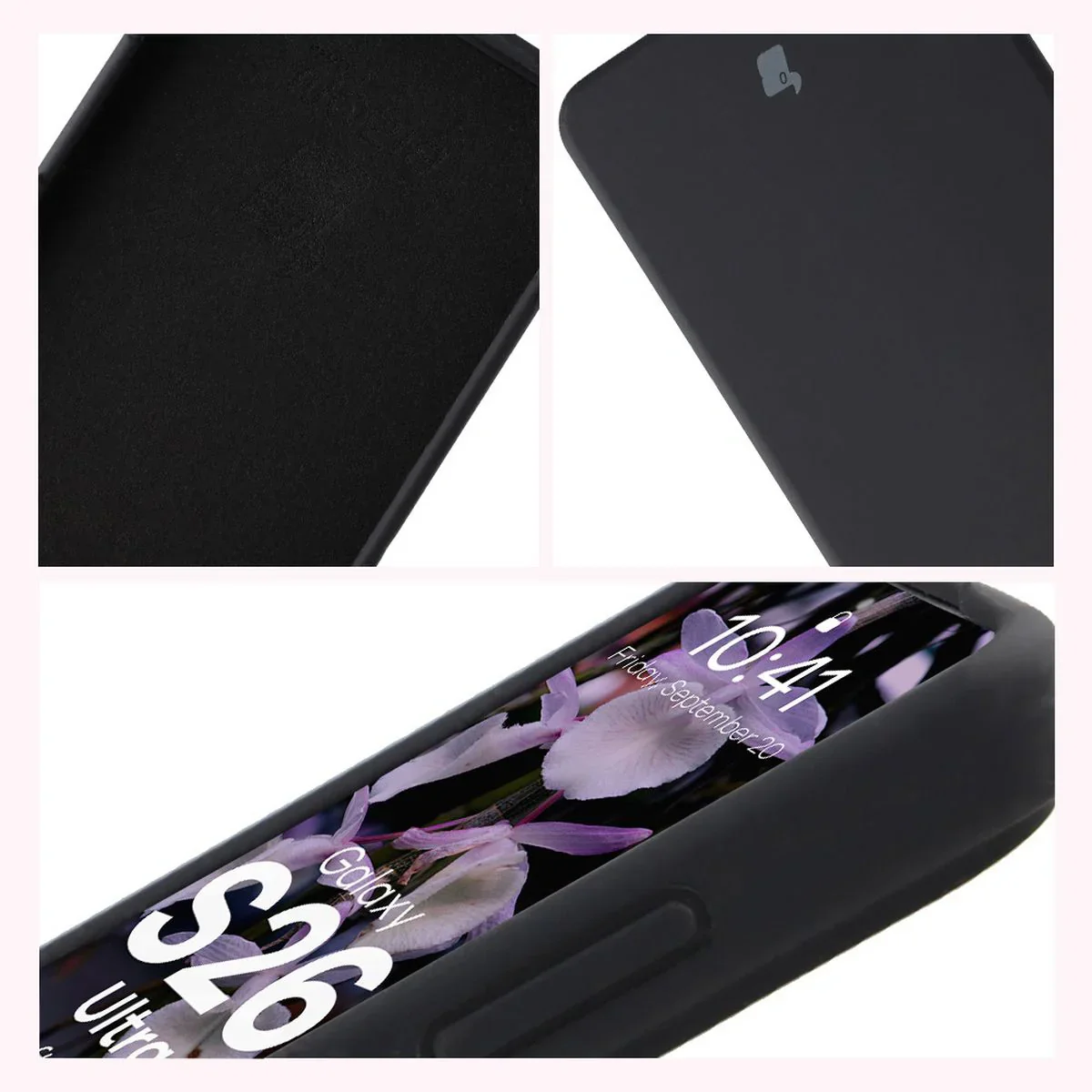 Silikon Handyhülle für Galaxy S26 Ultra, Bizon Soft Case, Schwarz - Image 6