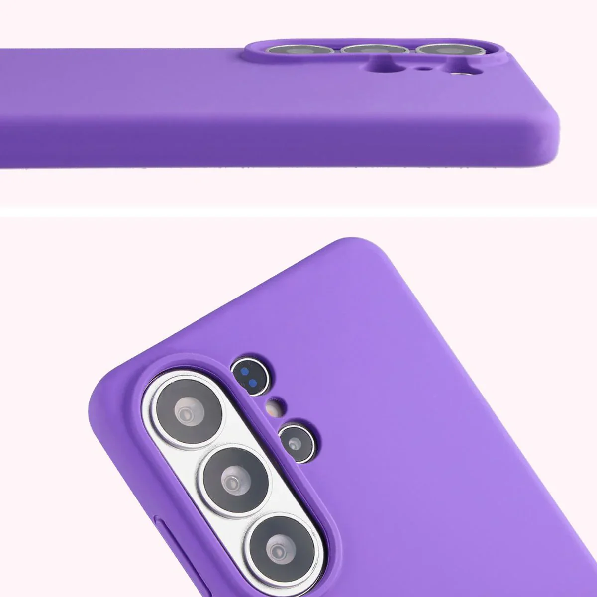 Silikon Handyhülle für Galaxy S26 Ultra, Bizon Soft Case, Violett - Image 5