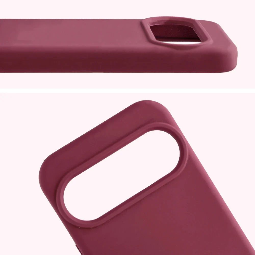 Silikon Handyhülle für Google Pixel 10 / 10 Pro, Bizon Soft Case, Pflaumenfarbe - Image 5