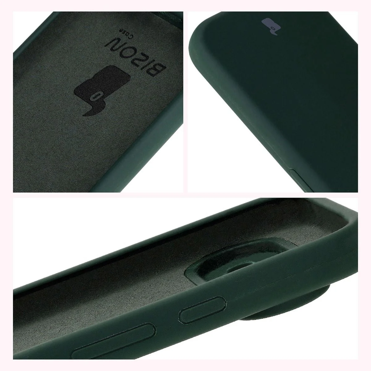 Silikon Handyhülle für Google Pixel 9, Bizon Soft Case, Dunkelgrün - Image 6