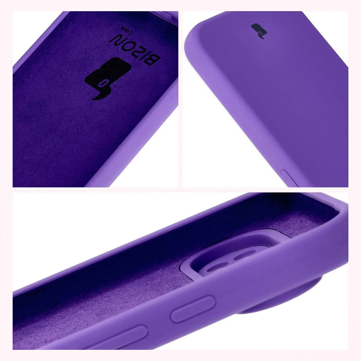 Silikon Handyhülle für Google Pixel 9 Pro XL, Bizon Soft Case, Violett - Image 6