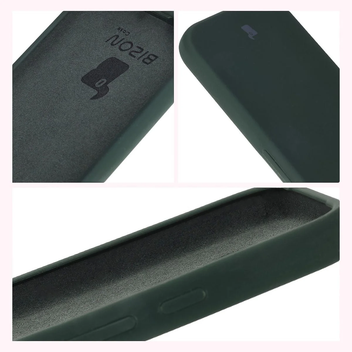 Silikon Handyhülle für Google Pixel 9a, Bizon Soft Case, Dunkelgrün - Image 6