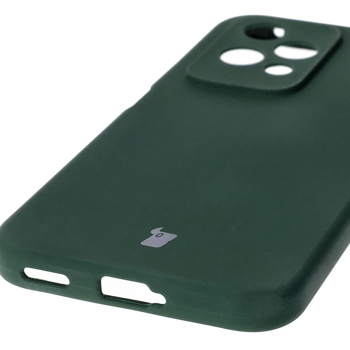 Silikon Handyhülle für Honor 200 Lite, Bizon Soft Case, Dunkelgrün - Image 3