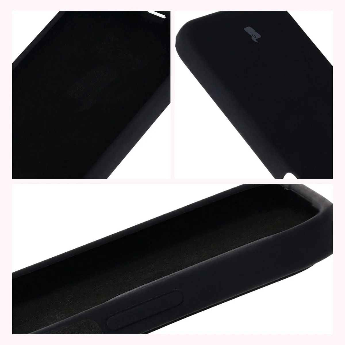 Silikon Handyhülle für Honor 200 Lite, Bizon Soft Case, Schwarz - Image 6