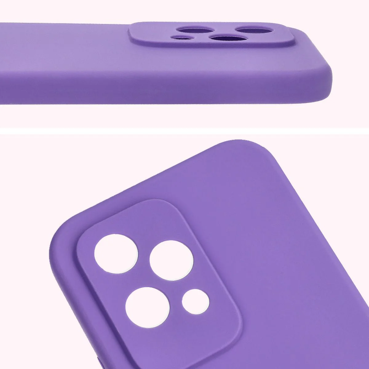 Silikon Handyhülle für Honor 200 Lite, Bizon Soft Case, Violett - Image 5