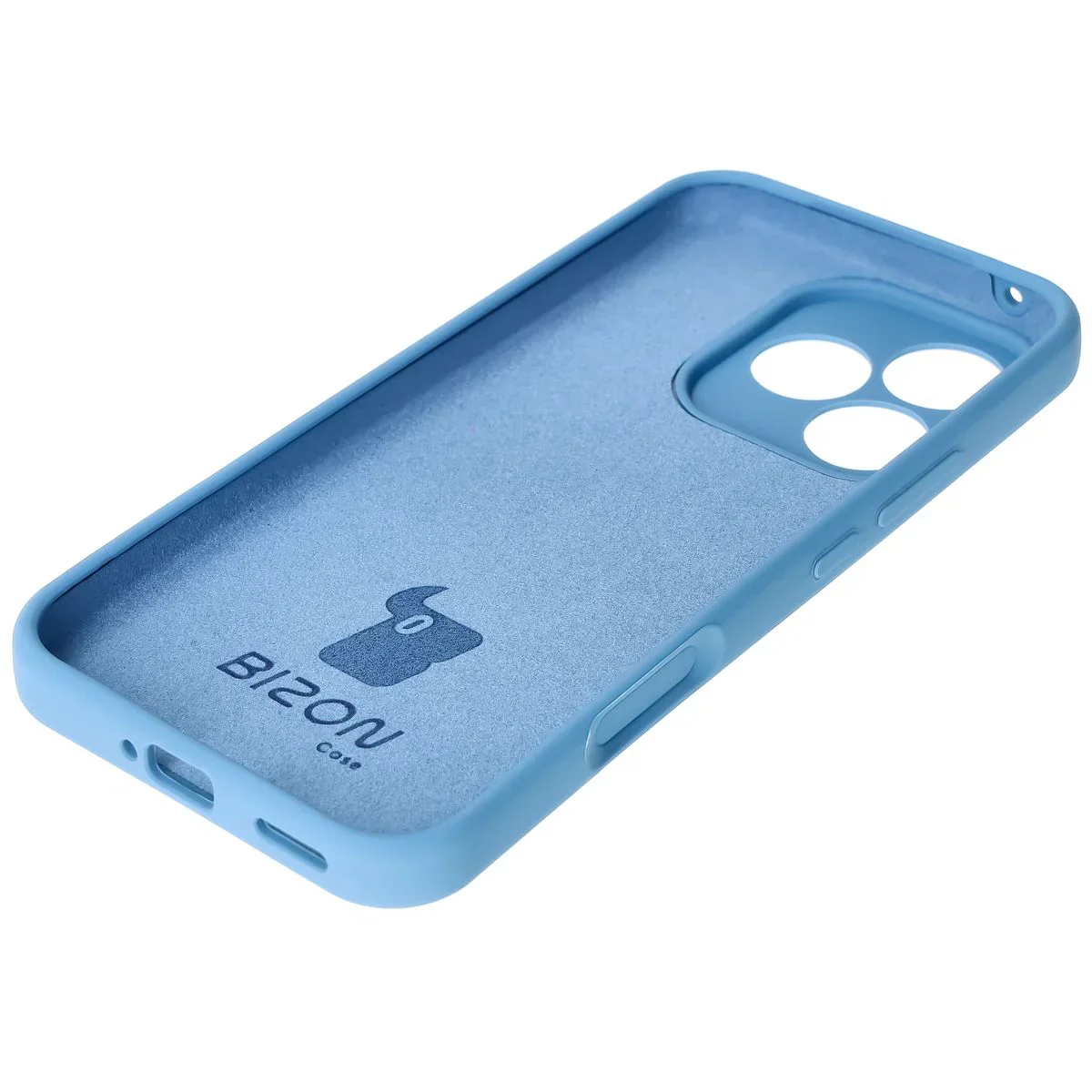 Silikon Handyhülle für Honor 400 Lite, Bizon Soft Case, Blau - Image 4