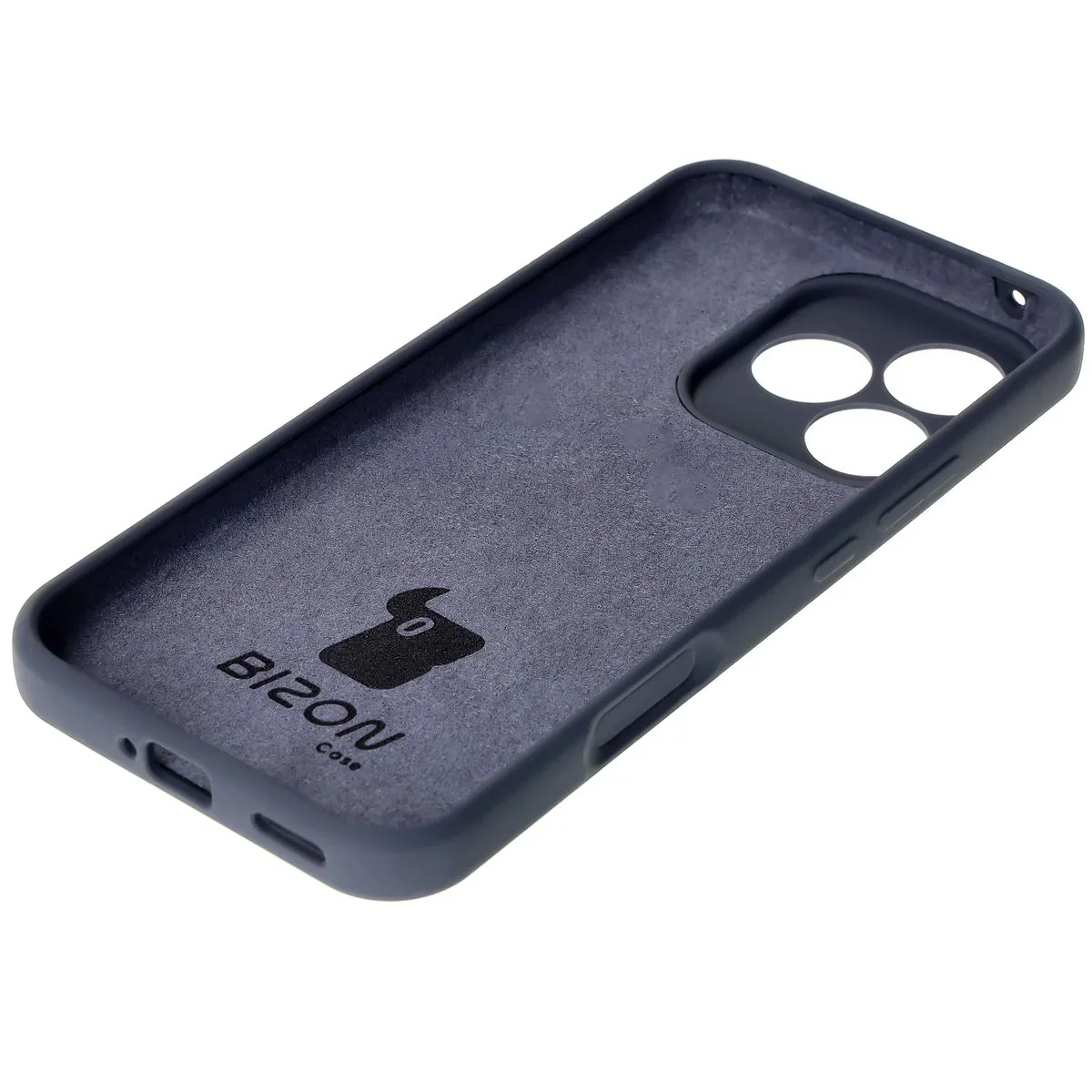 Silikon Handyhülle für Honor 400 Lite, Bizon Soft Case, Dunkelblau - Image 4
