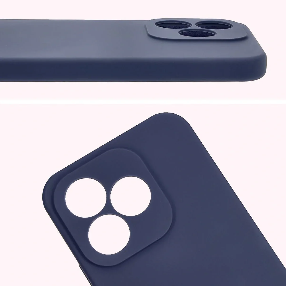 Silikon Handyhülle für Honor 400 Lite, Bizon Soft Case, Dunkelblau - Image 5