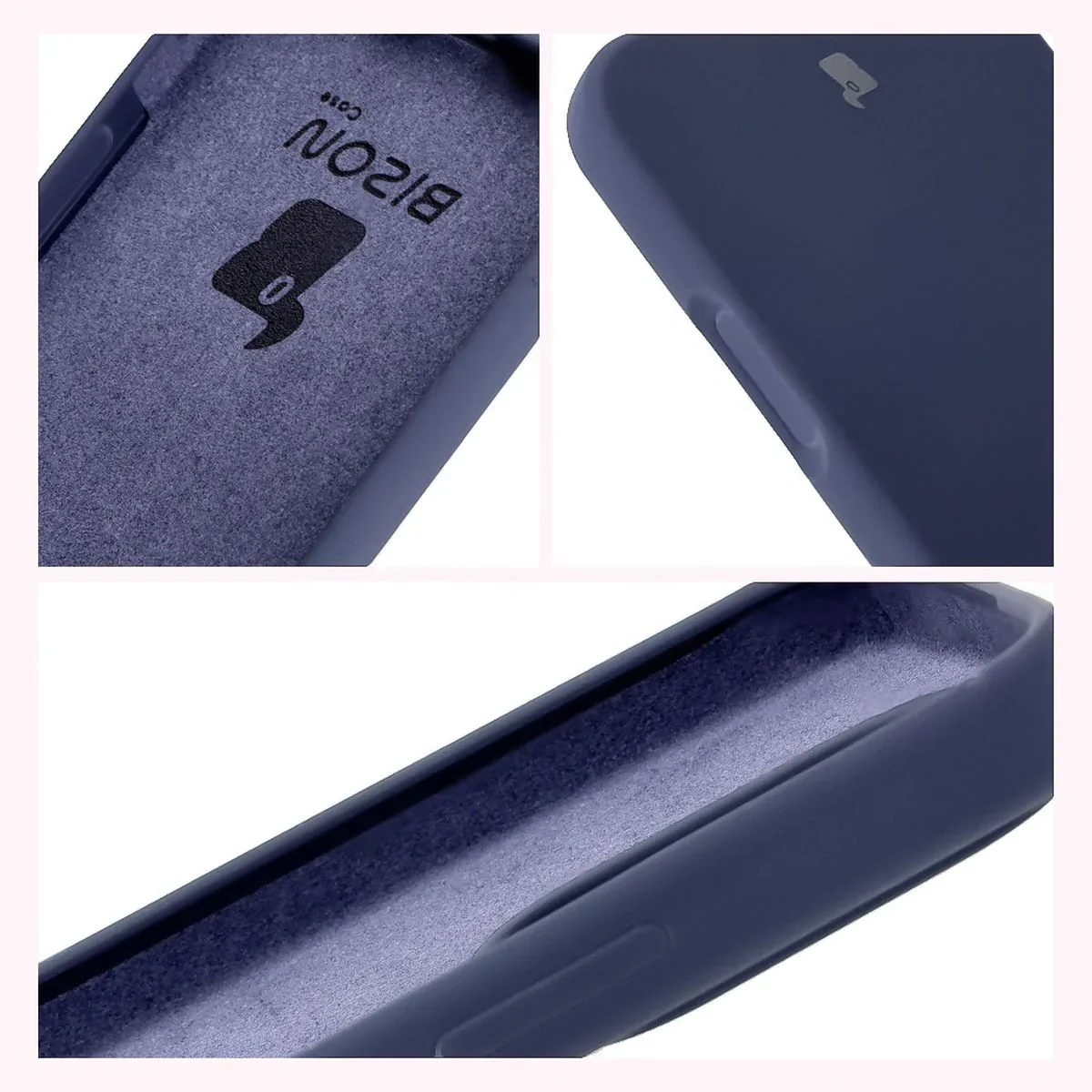 Silikon Handyhülle für Honor 400 Lite, Bizon Soft Case, Dunkelblau - Image 6