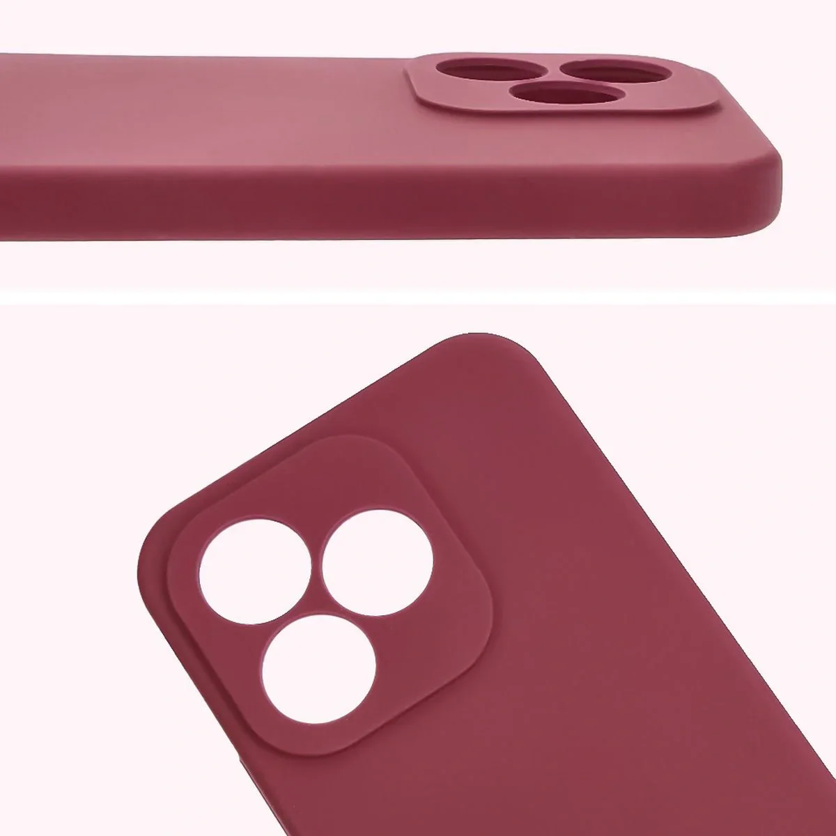 Silikon Handyhülle für Honor 400 Lite, Bizon Soft Case, Pflaumenfarbe - Image 5