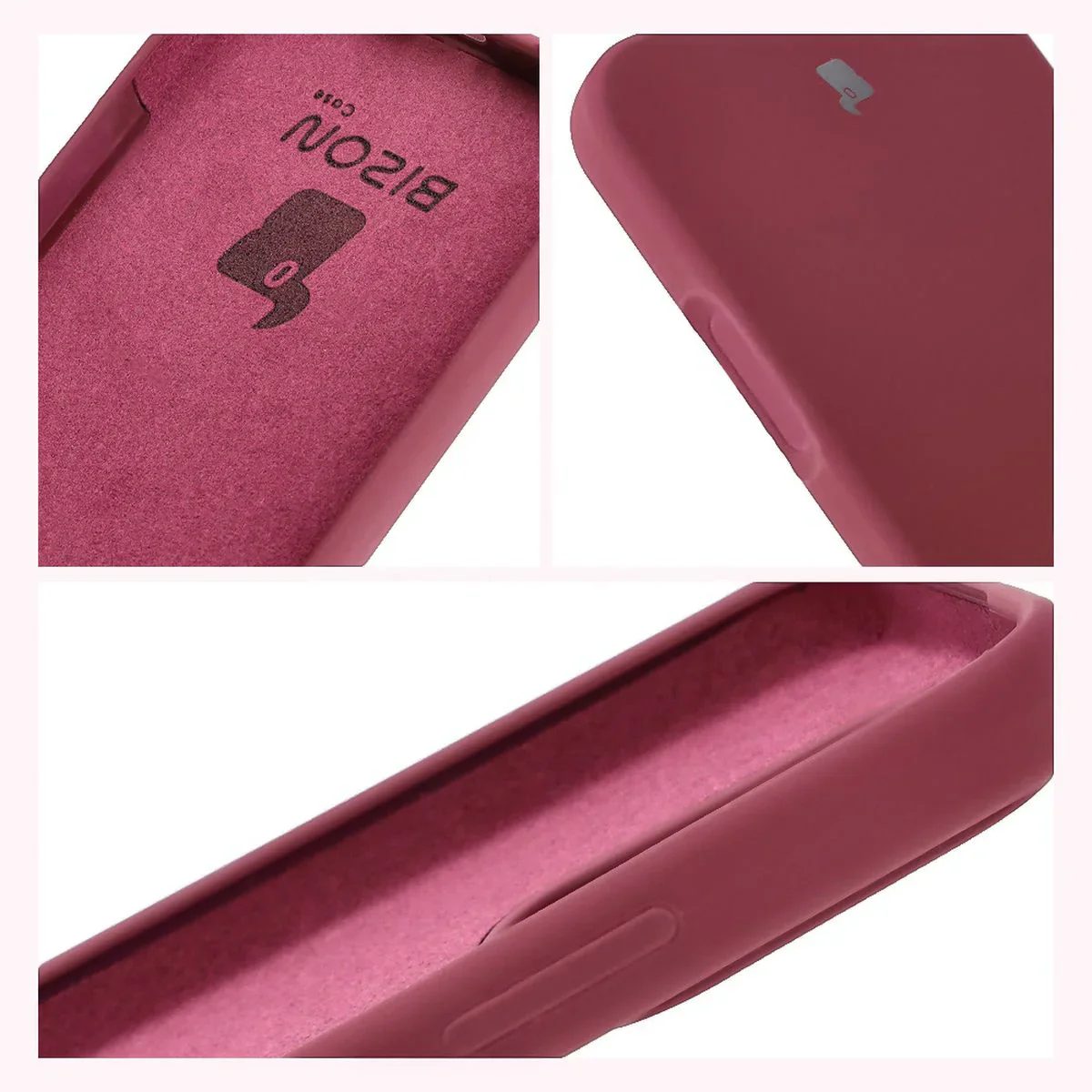 Silikon Handyhülle für Honor 400 Lite, Bizon Soft Case, Pflaumenfarbe - Image 6