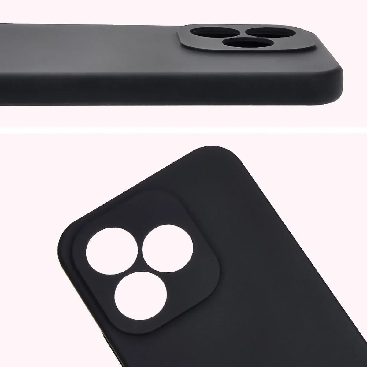 Silikon Handyhülle für Honor 400 Lite, Bizon Soft Case, Schwarz - Image 5