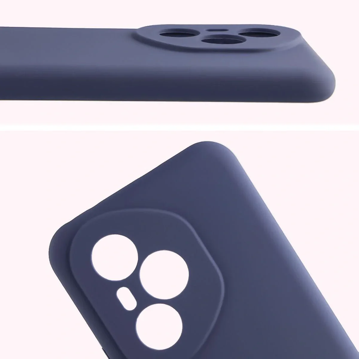 Silikon Handyhülle für Honor 400 Pro, Bizon Soft Case, Dunkelblau - Image 5