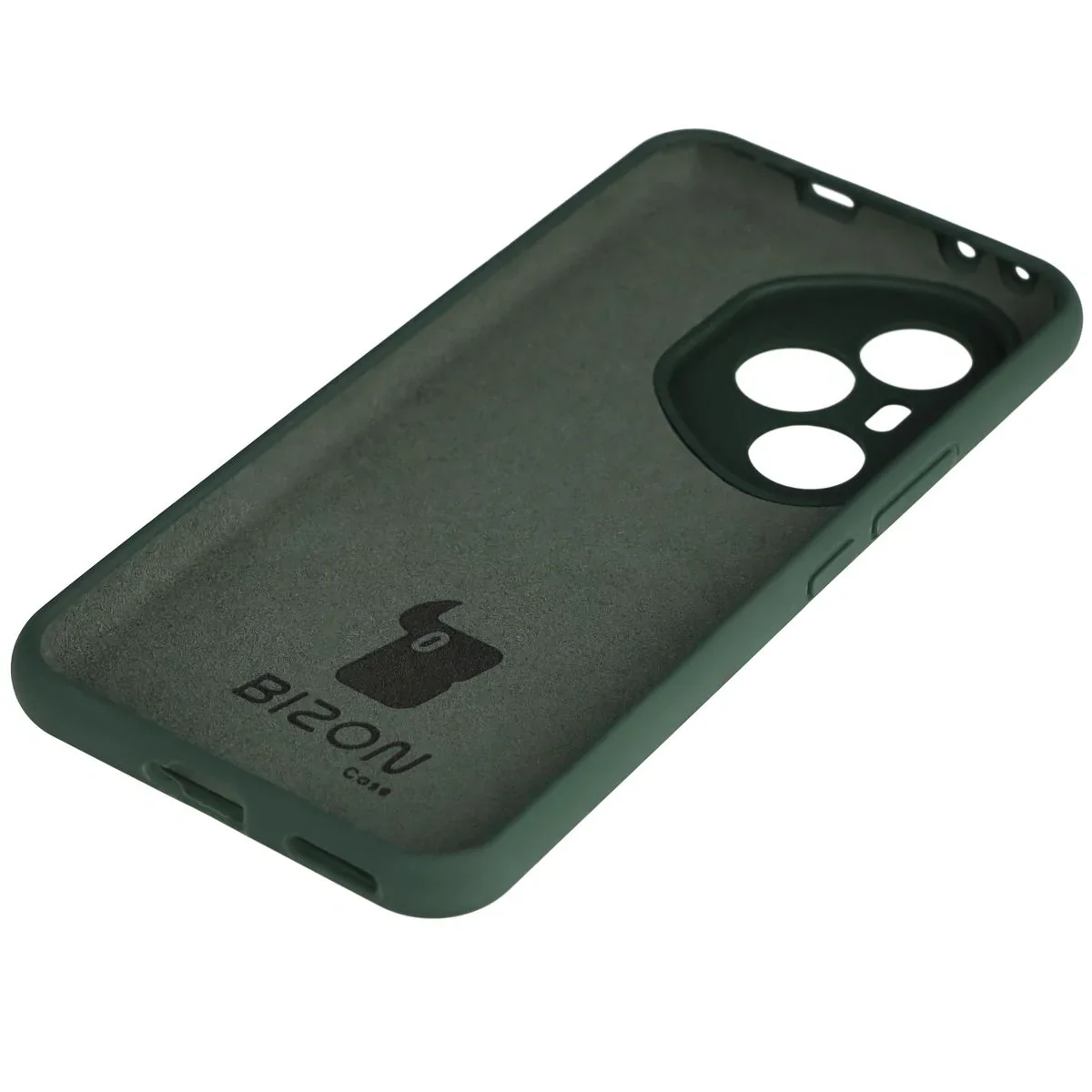 Silikon Handyhülle für Honor 400 Pro, Bizon Soft Case, Dunkelgrün - Image 4