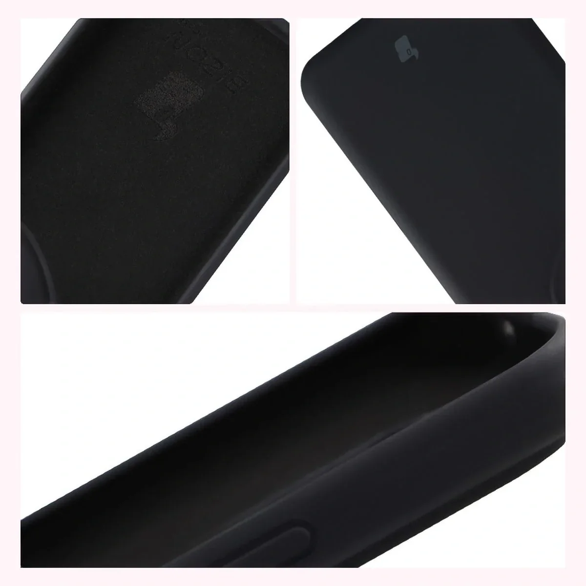 Silikon Handyhülle für Honor 400 Pro, Bizon Soft Case, Schwarz - Image 6