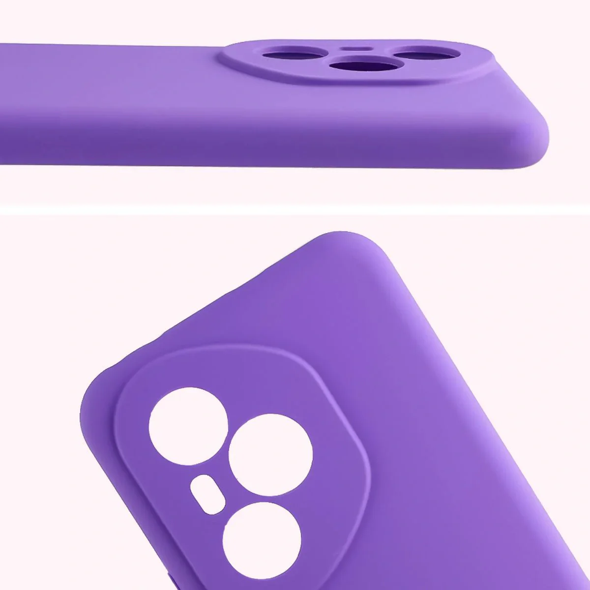 Silikon Handyhülle für Honor 400 Pro, Bizon Soft Case, Violett - Image 5